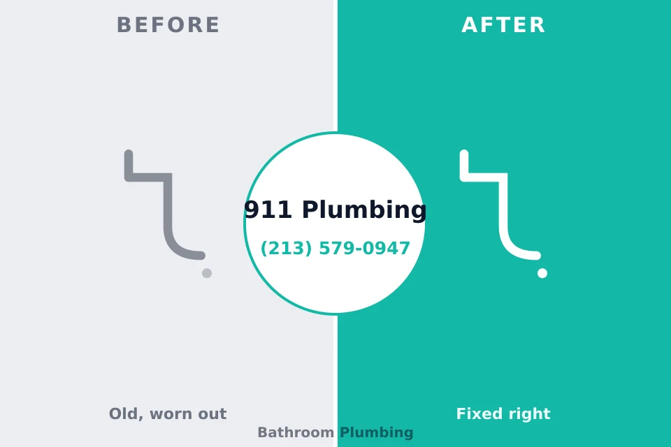 Before and after: plumbing repair Williston Highlands, FL